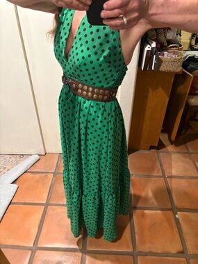 Green Polka Dot Dress